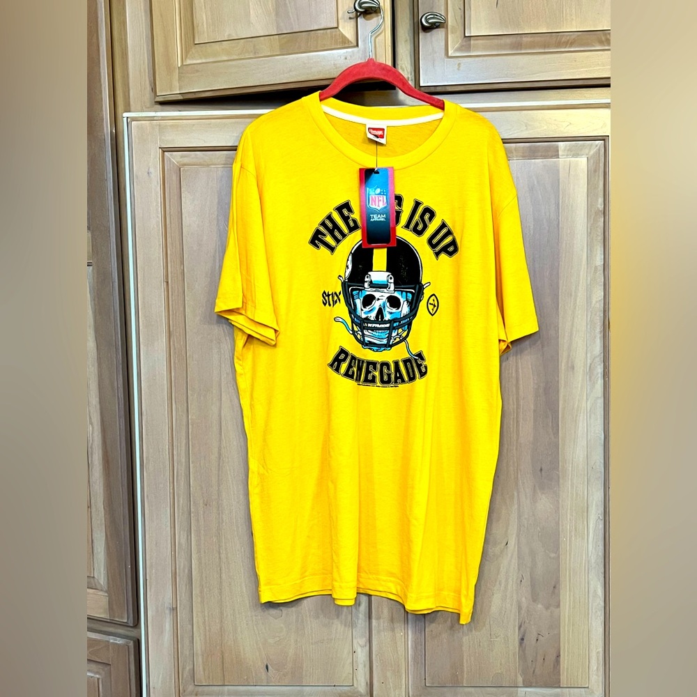 PITTSBURGH STEELERS RENEGADE TEE SIZE XL UNISEX